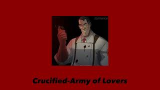 Crucified - army of lovers - medic evil laugh