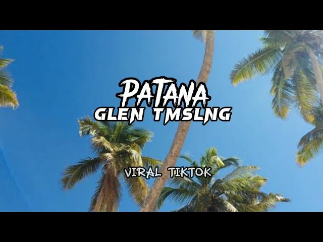 DJ PATANA - GLEN TMSLNG - VIRAL TIKTOK 2022 class=