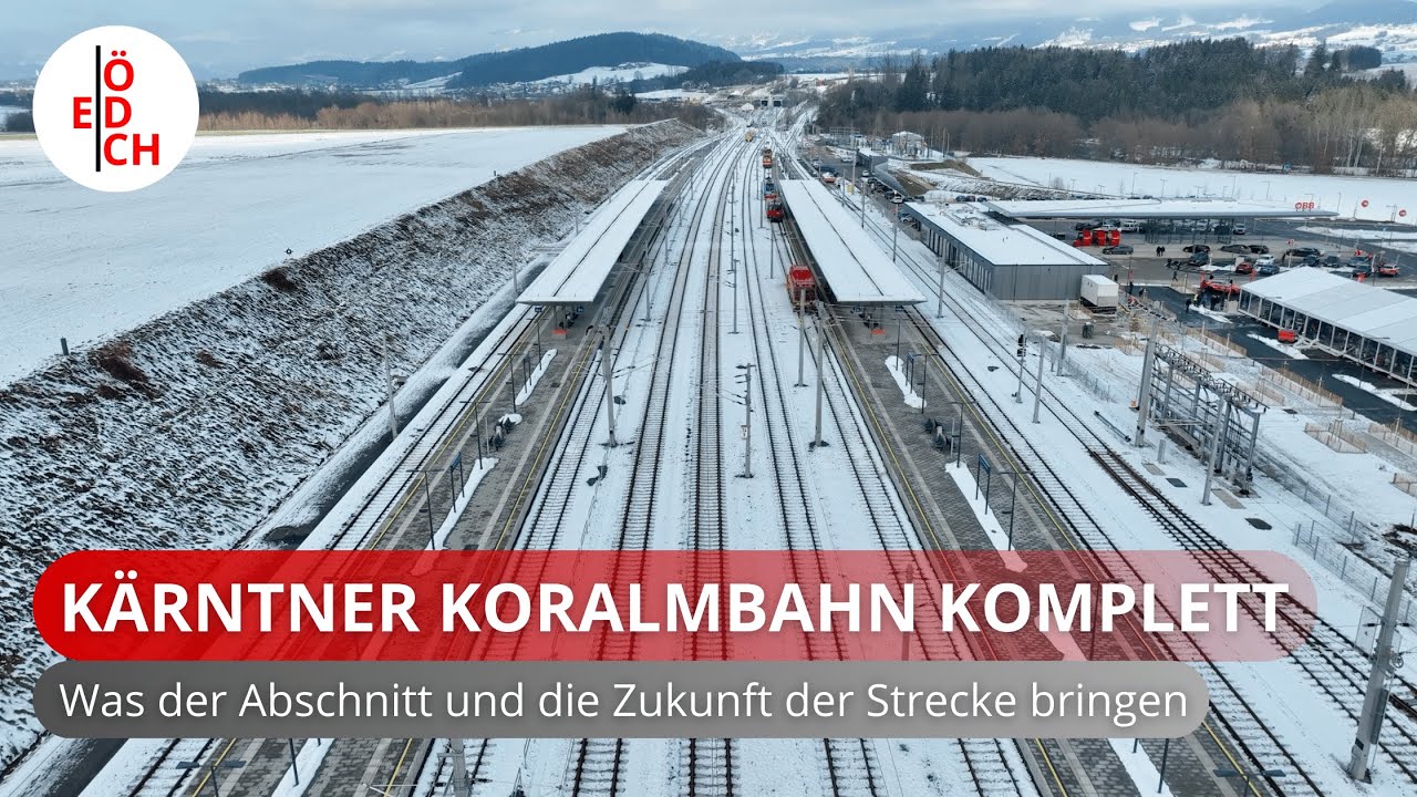 Meilenstein in einem der größten Bahnprojekte Österreichs: Die Eröffnung der Kärntner Koralmbahn