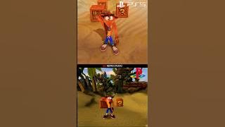 Crash Bandicoot PS1 vs PS5