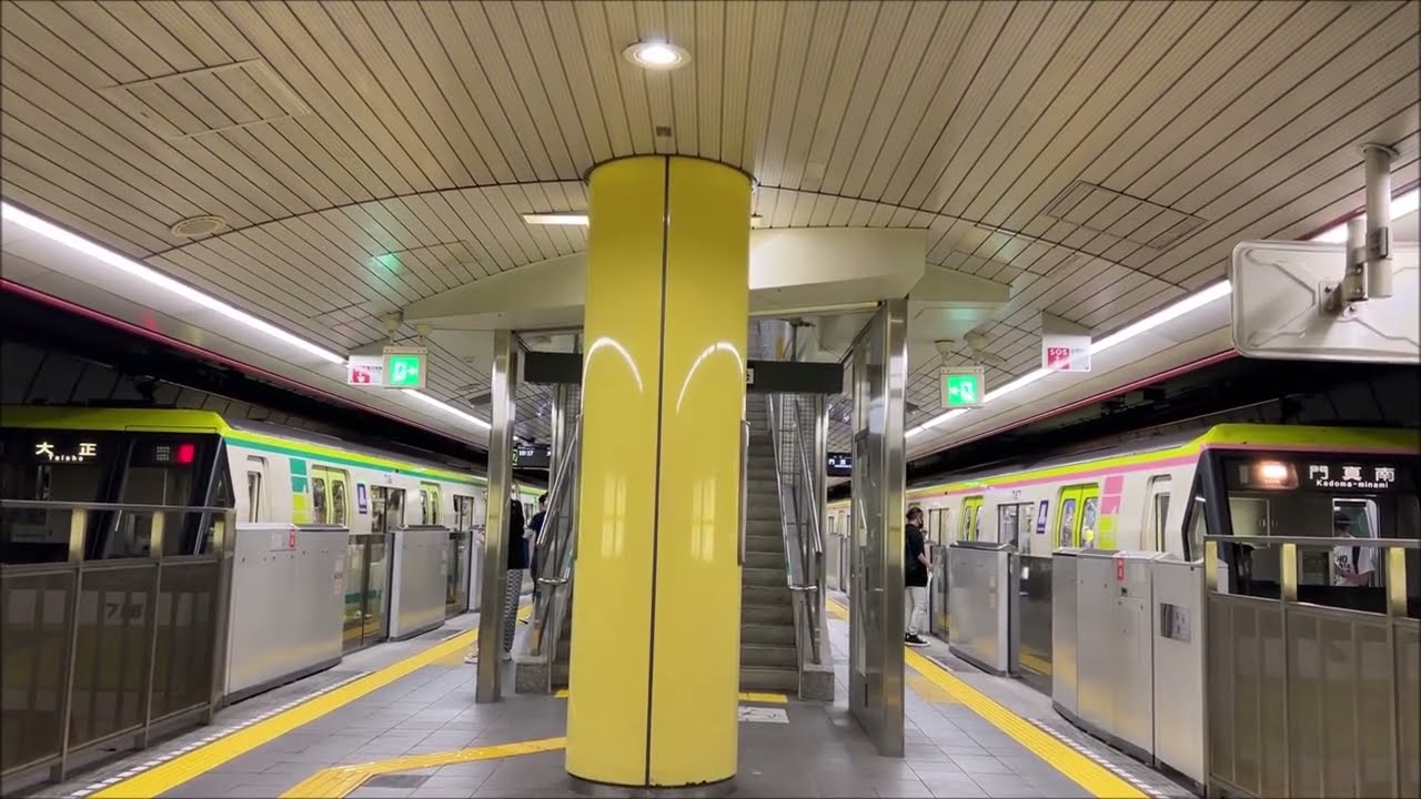 【同時発車チャレンジ】日本初のリニア地下鉄。長堀鶴見緑地線のメロディを収録してきた。