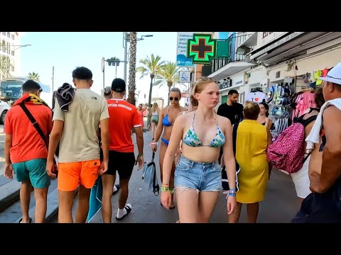 Party District in Spain – Lloret de Mar Known for Young Western Party Lovers | Nightlife 4K