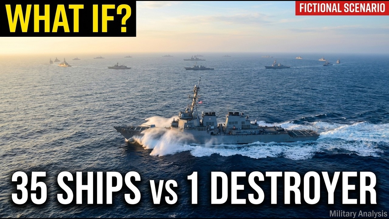 What If North Korea's Navy Trapped USS Porter With 35 Ships? Fictional Military Scenario Analysis