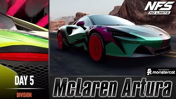 Need For Speed No Limits - McLaren Artura | Gate Crasher (Day 5 - Division)