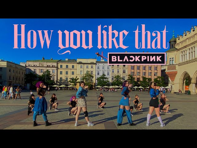 [K-POP IN PUBLIC CHALLENGE] BLACKPINK - How You Like That u0026 1MILLION (Amy Park Remix) dance cover class=