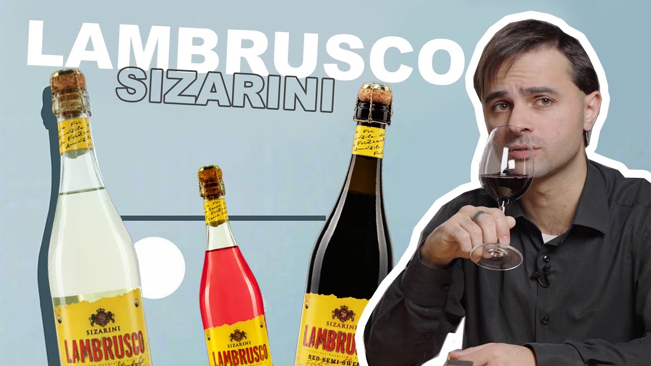 Ламбруско [Lambrusco] Sizarini - итальянское игристое вино. Дегустация с сомелье Wine Point