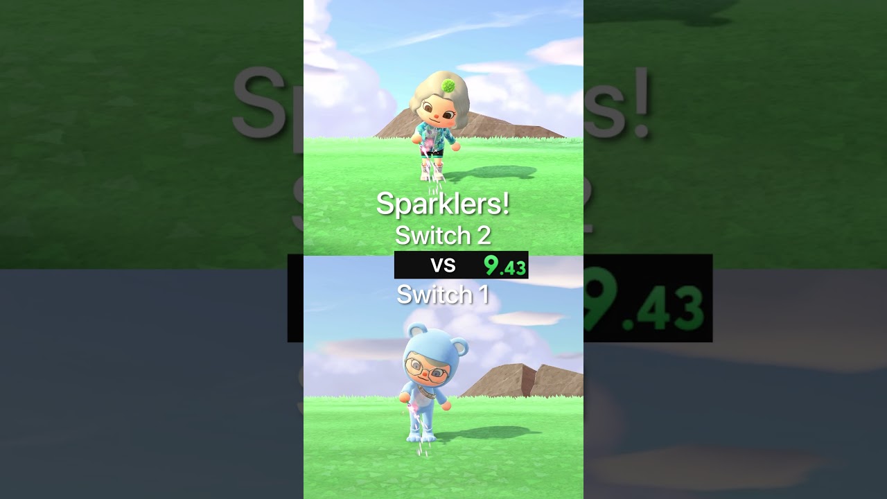 Sparklers! Switch 1 vs Switch 2 