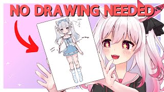 How To Make a vTuber Character Sheet | 【Pinterest】For Art Reference Commissions
