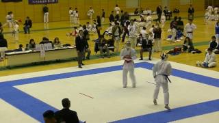 00135 20170129さいたま市大会組手準々決勝生樹