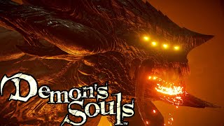 Demon's Souls - DRAGON GOD Boss Fight (No Damage, PS5, 4K)