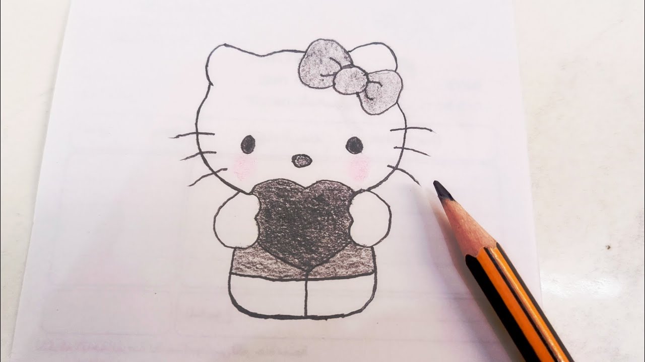 Cizim egitimi yeni baslayanlar icin hello kitty adim adim nasil cizilir Ogretici kolay cizim