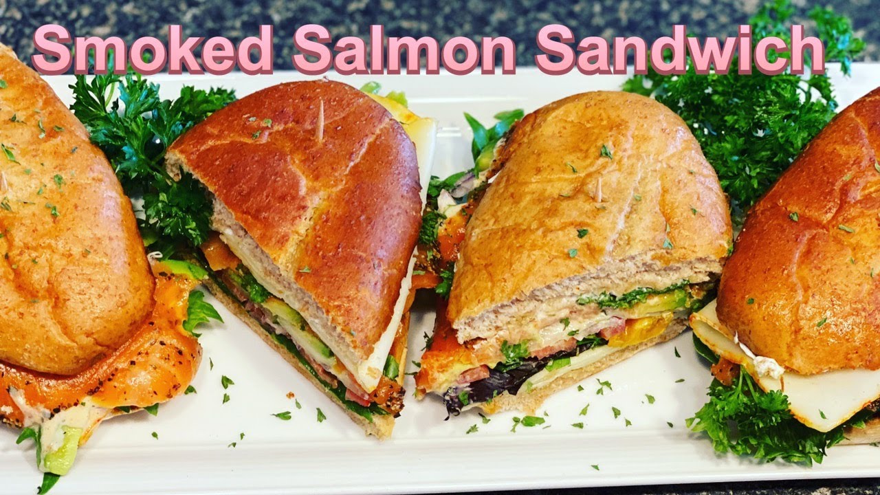 Smoked SALMON Sandwich 🥪
