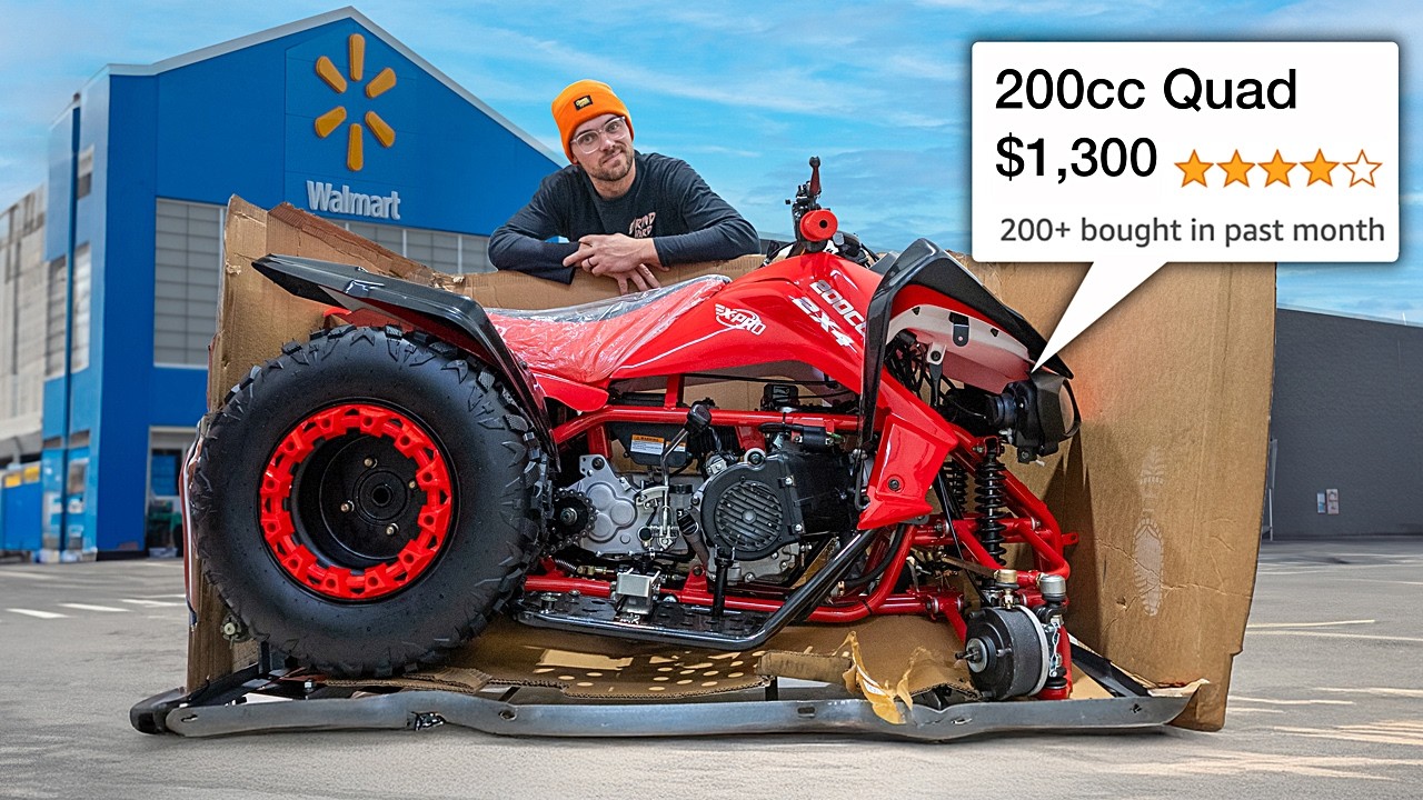I Bought the World's Cheapest 200 Quad at Walmart!