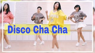 ( 윤은희라인댄스)Disco Cha Cha- Line Dance 💃신나는 디스코 차차를 즐겨보세요 Resimi