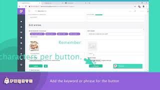 ChatBot Arquitecture Creation - Buttons With Images Entry screenshot 4