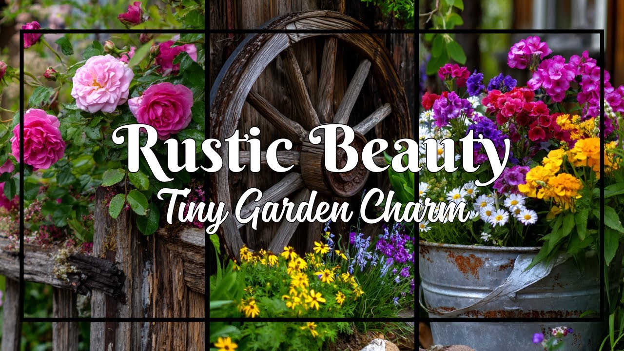 Summer Garden Makeover for Small Backyards ☀️ | Rustic Landscaping Ideas You’ll Love