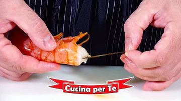 Come pulire i gamberi surgelati?