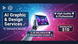 We Create AI Ads, Logos \& Graphic Designs for You🥰