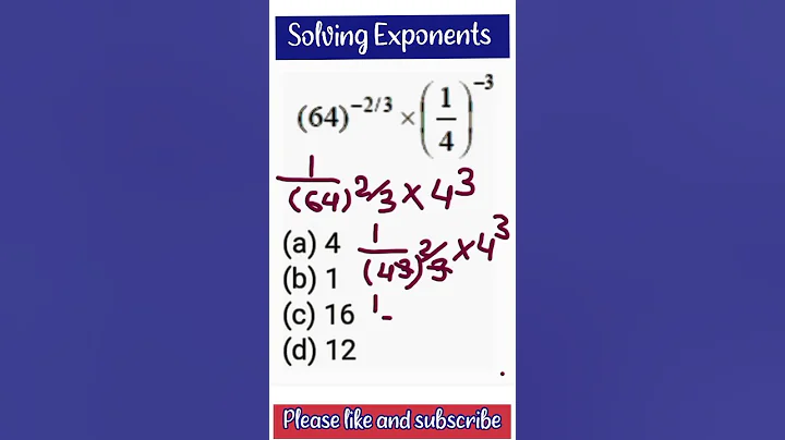 EXPONENT TRICKS ! MATHS TRICKS SSC-CGL ! #math#shorts#shortsvideo
