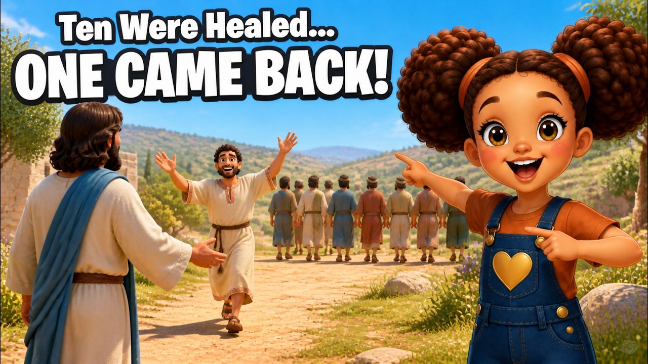 ONE CAME BACK! 🙏🏽 | The Ten Lepers | Thank You, Jesus! | Christian Kids Bible Song | Dance & Praise