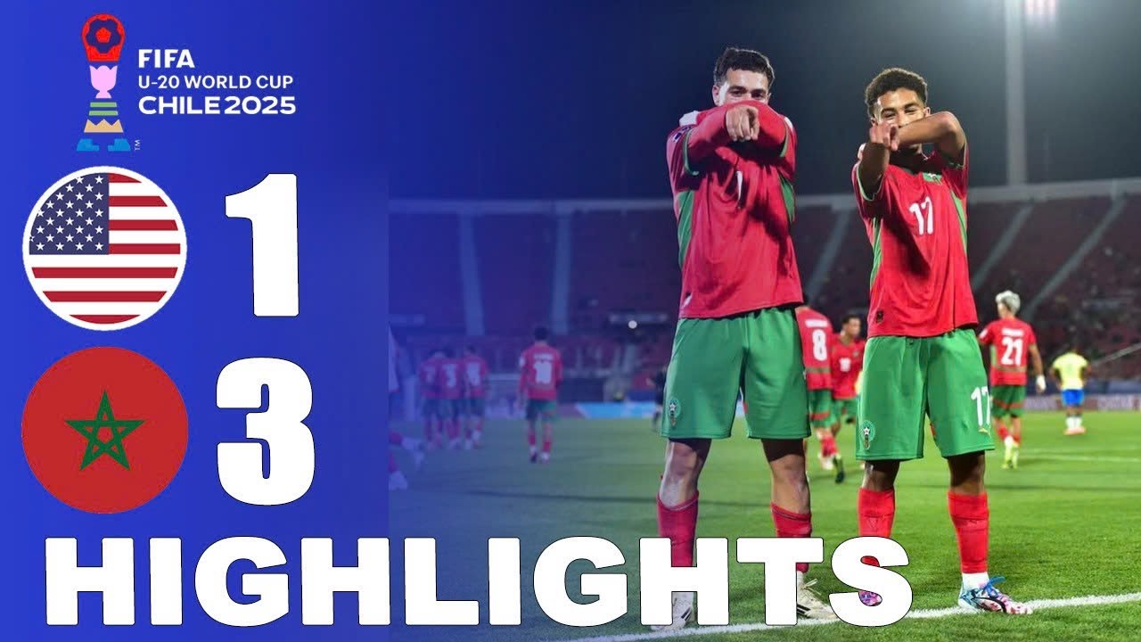 США против Марокко 1:3: лучшие моменты | Четвертьфиналы | Чемпионат мира FIFA среди игроков до 20...