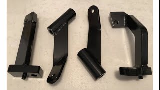 How To Install Tall Boys Cycles Floorboard Relocation Brackets On A 2016 Harley Davidson Road King.