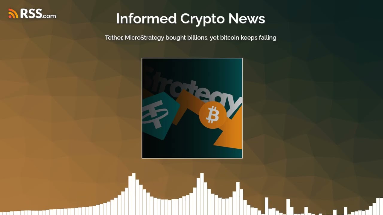 Tether, MicroStrategy bought billions, yet bitcoin keeps falling