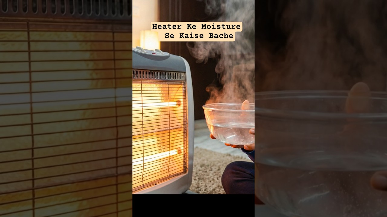 Room Heater + Water Bowl = Magic? 💧 बीमार होने से बचो!