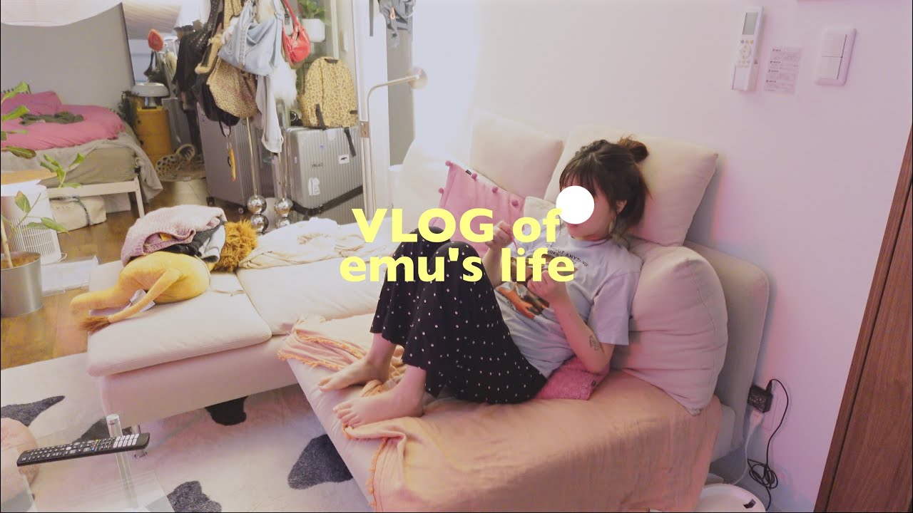 VLOG/サムネが炎上したのでSNSデトックスする休日,1人映画マニアの楽しみ方,韓国冷麺