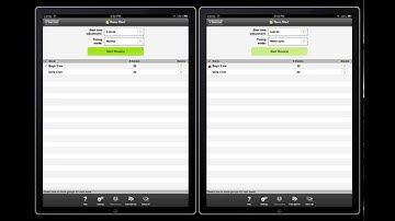 Webscorer race timing: Name sync timing mode