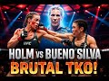 Holly Holm vs Mayra Bueno Silva – Blutiger Krieg &amp; Dominanter TKO der Championess!