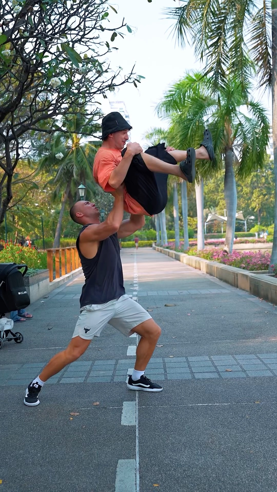 Taught a Man How to Do a Backflip?? #kiryakolesnikov #prank #tutorial #stunt #parkour #funny