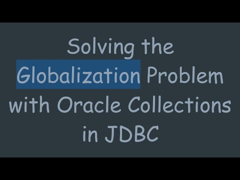 Solving the Globalization