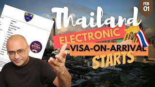 Thailand electronic visa on arrival started ll Thailand tourism update