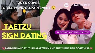 TEORI TAEHYUNG ♥ TZUYU •TAETZU SIGN DATING || new evidence 2021[Tzu is Tan's mom?]englishsub #taetzu