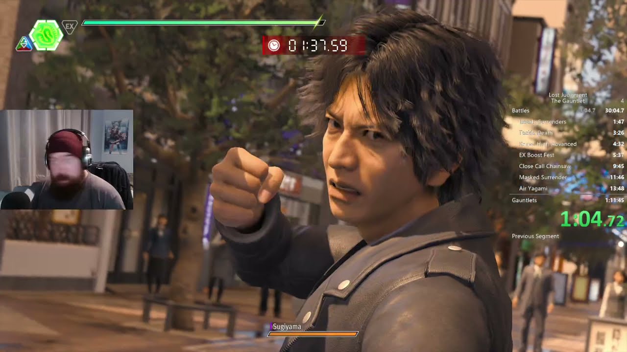 Lost Judgment - Gauntlet% (