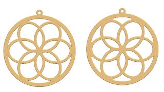 Famous Circular Golden Earring design in Solidworks Wealth