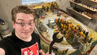 HO Scale Train Layout UPDATE VIDEO! Small but Important Progress!