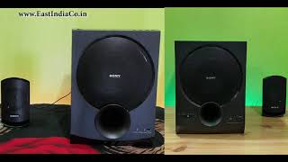 sony sa d40 subwoofer size