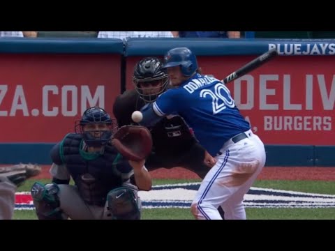When MLB Players Try To Lean Into Slow Pitches