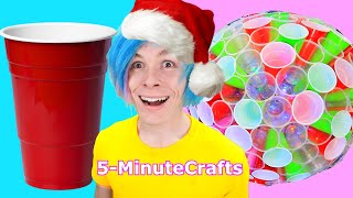 Robby Tries 23 MAGICAL DECOR IDEAS FOR UPCOMING CHRISTMAS by 5MinuteCrafts
