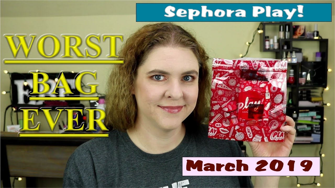 WORST BOX EVER! | Sephora Play! | March 2019 What the heck are they doing??? failure meaning in bengali