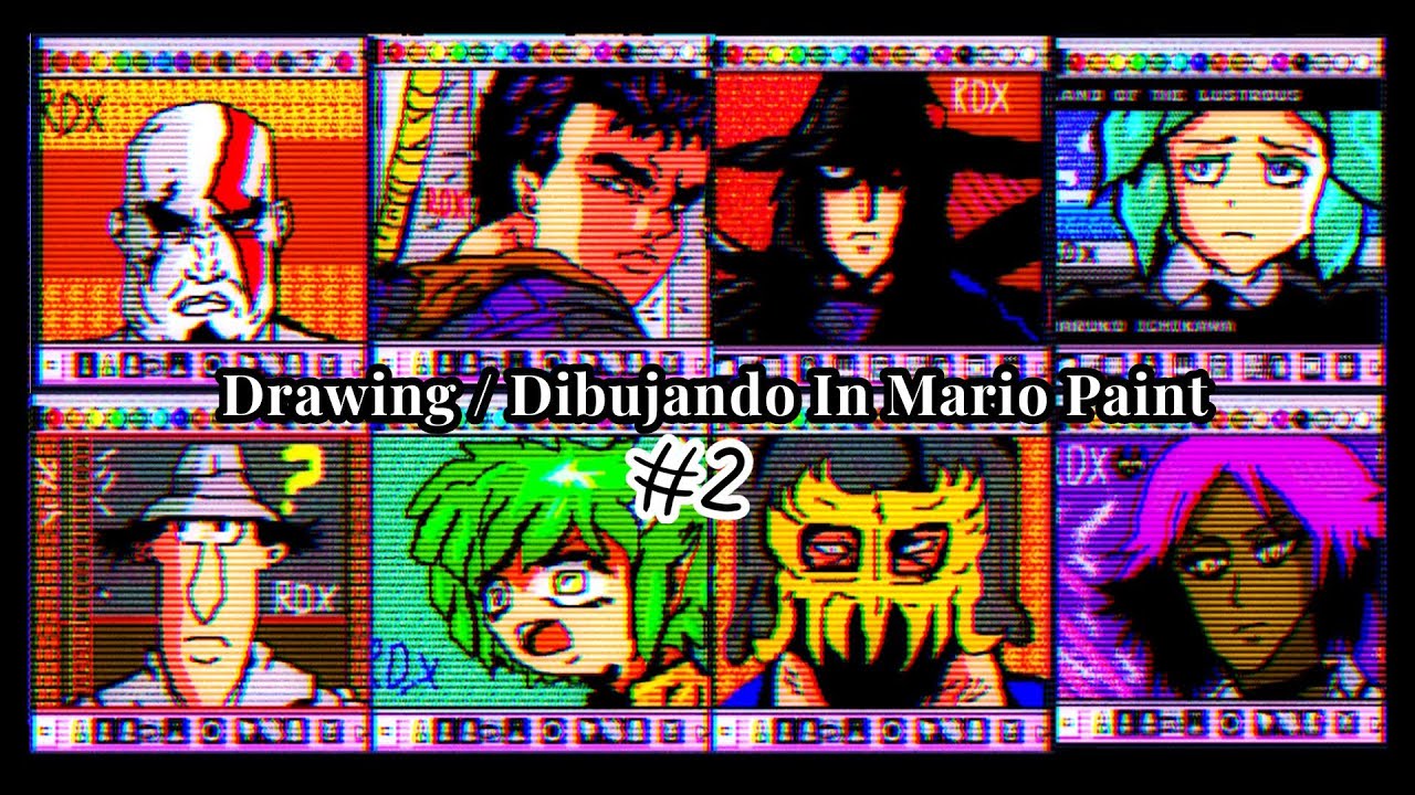 Drawing / Dibujando In Mario Paint #2