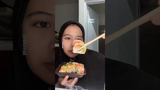 Sushi #alifvarub #mukbang #trending #viral #sushi #food #siomal14 #kuliner #japanesefood #foodie