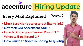 Accenture Hiring Update| Mock test/Cognitive & CodingAssesment | Accenture Recruitment Process