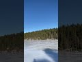Sunny winter afternoon at Steinbruvannet, Oslo, Norway #shorts