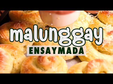 Malunggay Ensaymada | 건강한 비건 빵 | 유기농 말룽 가이 빵