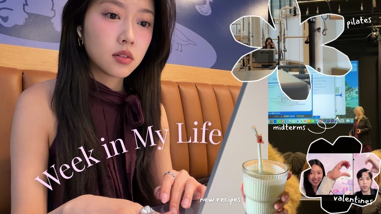 西北大學碩士Week VLOG｜一個人的日子、期中炸裂週💥、遠端過情人節👩‍❤️‍👨