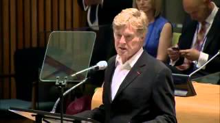 Robert Redford Challenges UN Leaders on Climate (Full)