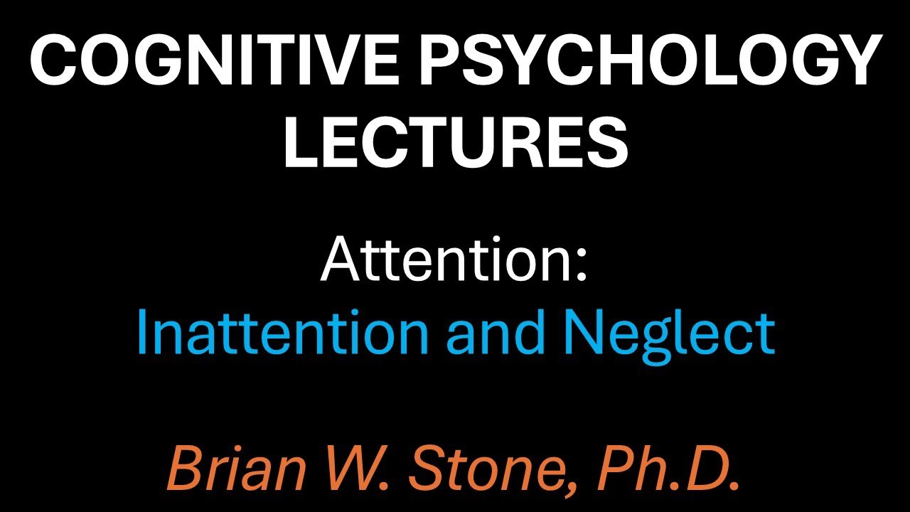 Knowledge Over Inattention Cognitive Psychology - Attention Pt6 - Inattention and Neglect - YouTube